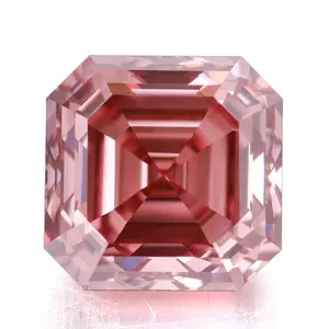 6*6mm 1.53ct Pink VS Clarity Asscher Cut Diamond with IGI Certificate for Loose Diamond and Lab Grown Diamond Buyers