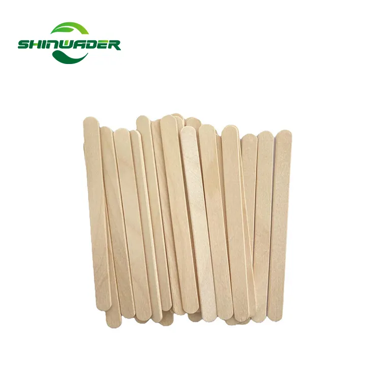高品質の安全木製アイスクリームスティック-中国からの耐久性のあるアイスクリームスティック木材