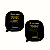 بطاقة NFC أكريليك غير قياسية N213 215 مع طباعة مخصصة لرمز QR بتردد 13.56 ميجاهرتز لهواتف آيفون وأندرويد