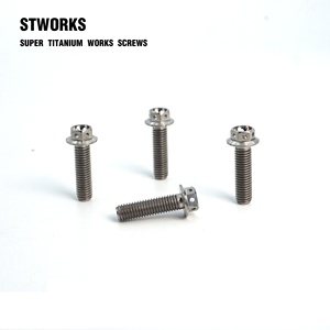 Gr5 Titane Boulons M10 Hexagonal Bride Tête Vis Automobile Moto Conversion - Product Image 6