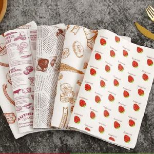Customized Premium Deli <b>Wrapping</b> Fries Hamburgers Sandwiches Breads Packaging Non-stick Parchment Greaseproof Wax <b>Paper</b> - Product Image 3