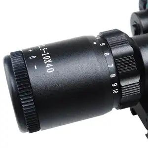 SPINA 2.5-10X40 taktik optik Sight kırmızı yeşil işıklı kırmızı lazer ile Spotting kapsam açık avcılık için