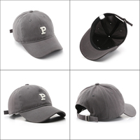 Casquette de baseball unisexe à 6 panneaux en coton avec logo brodé pour le sport d'équipe, style américain avec bord incurvé, design OEM