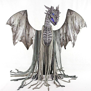 Decoración <span class=keywords><strong>de</strong></span> Halloween, Accesorio <span class=keywords><strong>de</strong></span> Prisionero <span class=keywords><strong>de</strong></span> <span class=keywords><strong>Terror</strong></span>, Dragón Gigante Espeluznante para Exteriores, Animatrónico <span class=keywords><strong>de</strong></span> Halloween - Product Image 1