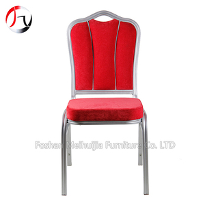 Wholesale Stackable Aluminum Banquet <strong>Chairs</strong> <strong>Red</strong> <strong>Velvet</strong> Wedding Hotel <strong>Chair</strong> - Product Image 3