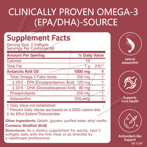Cápsulas de Aceite de Krill Rojo Puro, Origen Antártico, 3000 mg de <span class=keywords><strong>Omega</strong></span> 3 EPA DHA, Cápsulas de Aceite de Krill <span class=keywords><strong>Omega</strong></span> 3 Antártico 100% - Product Image 6