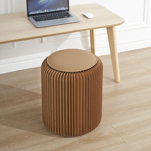 Taburete Plegable <span class=keywords><strong>de</strong></span> Papel INNOPAPER, Papel Kraft Ecológico, Ahorro <span class=keywords><strong>de</strong></span> Espacio, Moderno y Plegable para Sala <span class=keywords><strong>de</strong></span> Estar y Oficina en Casa - Product Image 3