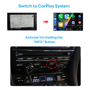 Interface vidéo multimédia intelligente avec CarPlay sans fil et Android Auto pour les modèles Porsche PCM 3.1 à écran <span class=keywords><strong>7</strong></span> pouces - Product Image 5