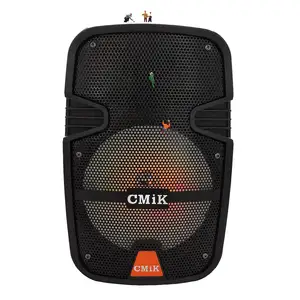 Cmik mk-b25 oem caixa डे सोम aparelho 8 इंच हौत-parleur जोर आउटडोर megaphone ध्वनि प्रणाली ट्राली parlante स्पीकर