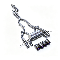 Système d'échappement Catback Valvetronic en titane pour BMW G81/G80 M3, G87 M2, G82 M4 S58 3.0T S58. Tuyau intermédiaire sur mesure à longueur égale