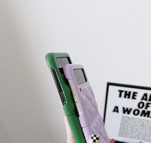 เคสป้องกันโทรศัพท์มือถือหนังเทียมพับได้สำหรับผู้หญิง,เคสป้องกันสำหรับ Samsung <span class=keywords><strong>Galaxy</strong></span> <span class=keywords><strong>Zflip3</strong></span> Z Flip 4 - Product Image 4