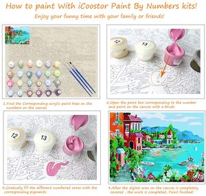 Pintura al óleo DIY de gran venta 2025 por números lienzo colorido personalizado para obra maestra de arte personalizada - Product Image 5
