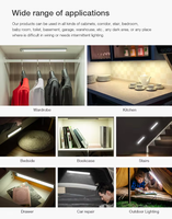 Bande lumineuse intelligente sans fil à LED pour armoire de chevet Bande lumineuse pour armoire de chargement