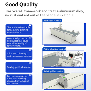 Automatic <b>Curtain</b> Bottom and Side Tape Sewing Equipment <b>Curtain</b> Sewing Machine - Product Image 4