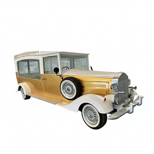 Véhicule funéraire électrique classique blanc vintage, 4 roues, couleur personnalisée, marque ZOWN, garantie 2 ans, Q235B - Meilleures ventes - Product Image 1