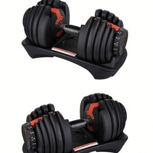 Adjustable Dumbbell Set Weight <b>Plates</b> 40kg 24kg Durable Iron Construction CE Certified Waterproof Arm Exercise Multi-Gym Fitness - Product Image 1