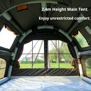 <span class=keywords><strong>Tente</strong></span> de camping gonflable Oxford 20 places, 4-6 personnes, installation rapide, imperméable, coupe-vent, quatre saisons, fenêtre en TPU et trou pour cheminée - Product Image 5