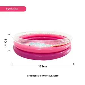 <span class=keywords><strong>Piscine</strong></span> gonflable durable en forme de donut pour enfants, en PVC épaissi, design boule océanique pour jeux aquatiques intérieurs/extérieurs pour bébés - Product Image 4