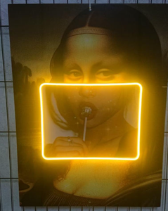 Peinture moderne, art mural, art de <span class=keywords><strong>bande</strong></span> dessinée LED, néon pop art, bandes lumineuses, indice de protection IP65, personnalisable - Product Image 5