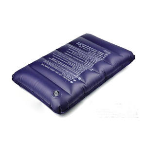Inflatable Air <b>Pillow</b> Rectangle Solid Purple Polyester Cotton Minimalist Body Support Travel Camping <b>Pillow</b> - Product Image 4
