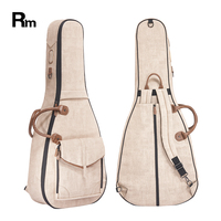 FLA RM sac de guitare en cuir personnalisé arc-en-ciel grande quantité étui de guitare électrique étanche coloré pour ukulélé