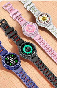 Montre connectée sportive HT25 2025, 1,27 pouce, étanche, NFC, moniteur de fréquence cardiaque, tensiomètre, montre connectée pour hommes et femmes - Product Image 6