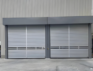 Portes à enroulement industrielles en aluminium isolées automatiques modernes de haute qualité, <span class=keywords><strong>prix</strong></span> pour entrepôts et façades commerciales - Product Image 1