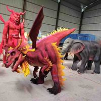 Costume de dragon de dinosaure de marche réaliste de haute qualité pour parc à thème et parc d'attractions