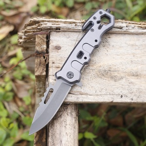 Navaja de Bolsillo Plegable Personalizable de Grado OEM para Camping, Hoja de Acero Inoxidable 3CR13 Ultra Afilada, Mango de Aluminio, 22cm - Product Image 3