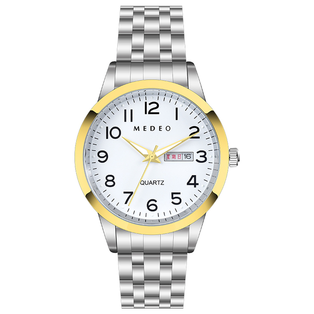 Watch Custom Factory Wholesale Stainless Steel Quartz Watch Luminous Waterproof Watch Classic Men's Casual Wristwatch