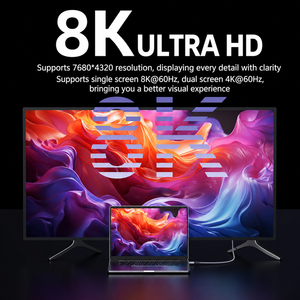 สายเคเบิล LUNGKAY USB4 Type-C 40Gb Thunderbolt 4/3 รองรับการชาร์จเร็ว 5A ฉายภาพหน้าจอ 8K  ถ่ายโอนเสียง/วิดีโอ  พร้อมปลอกหุ้มไนลอนถัก สำหรับระดับไฮเอนด์ - Product Image 2