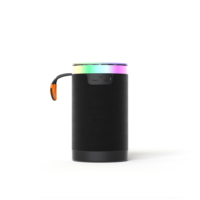 Altavoz Portátil Bluetooth 5.3 con Batería Extraíble, Altavoz Inalámbrico con Luz LED RGB, Tarjeta TF, Subwoofer Estéreo con Bajos