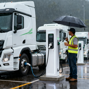 30KW <b>Portable</b> Electric Car <b>Charging</b> <b>Station</b> CCS2 DC Level 3 EV Charger New Condition - Product Image 3