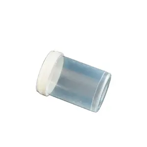 120ml 투명 PE 실험실 샘플 컵 스크류 캡 보유 플라스틱 포장 및 의약품 사용 가능 대량