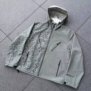 Manufacturer Custom <b>Waterproof</b> <b>Thin</b> Windproof Outdoor Hiking <b>Jackets</b> Nylon Zipper Windbreaker Hoodie Men - Product Image 5