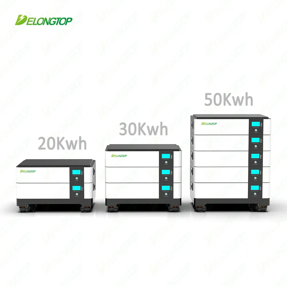 CE Approved 48V 10KWH 20KWH 30KWH 40KWH 50KWH Growatt Solar Inverter Battery 51.2V Stackable LiFePO4 Energy Storage Battery