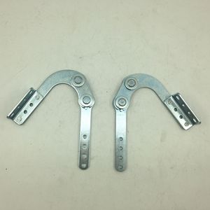 Charnière bidirectionnelle avec fonction d'oreille de fixation, 2 mm, en acier laminé à chaud zingué, connecteur de mobilier multi-angle à montage en surface - Product Image 1