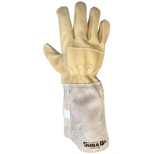 Guanto Juba - 204FMLK 7/S per Silvicoltura - Colore: Giallo / Marrone - Per lavori di silvicoltura e conservazione ambientale. - Product Image 1