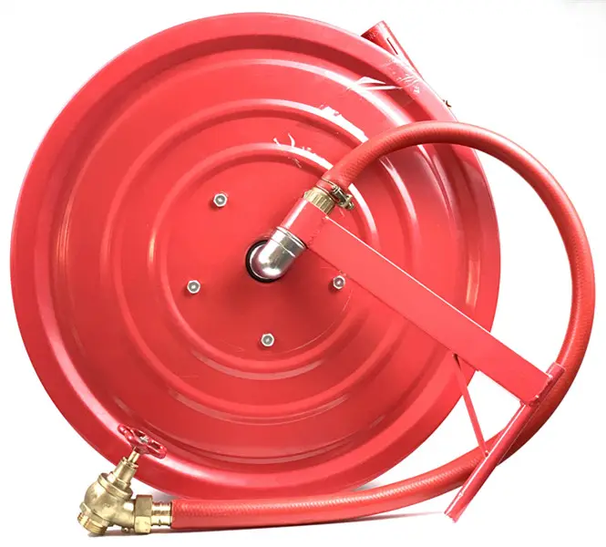Fire Fighting Equipment Fire Hose Reel 3/4'' or 1'' With Fire Fighting Water Pipe