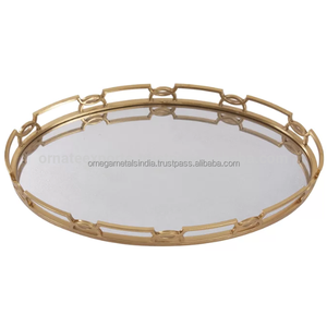 Bandeja decorativa hecha a mano para espejo de cristal, almacenamiento de maquillaje, tocador, exhibición, fabricante y distribuidor - Product Image 6