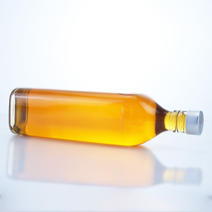 Botella de Licor Cuadrada de Vidrio Transparente de 750 ml, Botella de Whisky de Vidrio Flint con Tapa de Rosca para Brandy y <span class=keywords><strong>Vodka</strong></span> - Product Image 2
