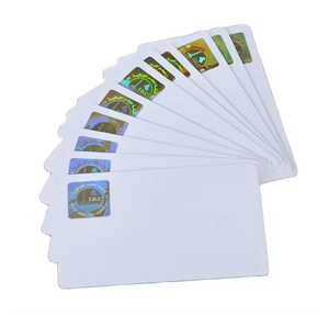 Tarjetas de plástico en blanco de PVC blanco CR80 para impresora de tarjetas de identificación de todas las marcas - Product Image 5