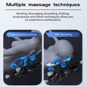 Top Fashion 1/2D Commercial Coin & Bill Operated Body Pétrissage Vibrant Shiatsu <span class=keywords><strong>Inclinable</strong></span> À Bascule Relax pour Vendre Chaise De Massage - Product Image 5