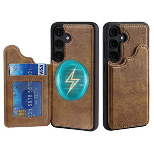 Etuis portefeuille magnétique en cuir Pu pour iphone 11 12 13 14 15 <span class=keywords><strong>Plus</strong></span> et iphone 16 Pro Max Etui portefeuille - Product Image 5