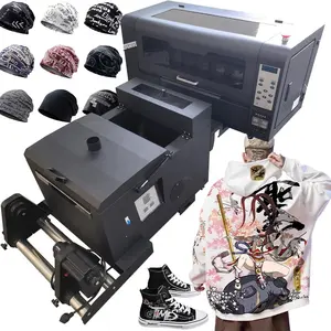 2023 White Ink Circulation System A3 double XP600 printhead DTF Printer for 30cm Width DTF Printer