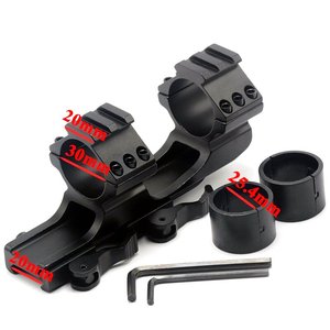 Supporto per Cannocchiale da Caccia, Diametro Tubo 25.4mm/30mm, Montaggio a Sgancio Rapido Cantilever per Binari Weaver o Picatinny da 20mm - Product Image 1