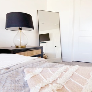 Wholesale High Quality <b>Standing</b> Silver <b>Mirror</b> Full Length <b>Mirror</b> <b>Floor</b> <b>Mirrors</b> Best Sell 2023 - Product Image 1