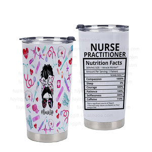 Taza de vaso de estetoscopio con tapa, botella de agua aislada al vacío, 20oz, regalo de agradecimiento a la semana - Product Image 2