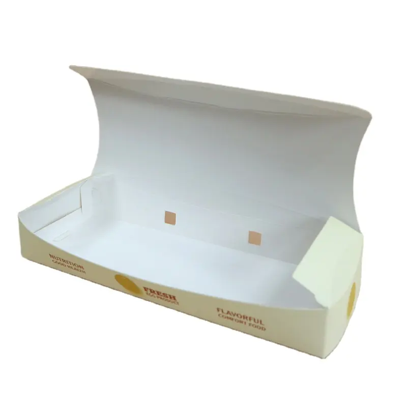กล่องกระดาษแข็งใส่ขนมหวานกล่องใส่อาหารกล่องกระดาษคราฟท์คุกกี้ช็อคโกแลตสำหรับปิกนิกงานปาร์ตี้