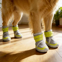 Nouvelles Chaussures pour Chiens 2026 – Modèle Réfléchissant en Maille Respirante Antidérapante pour Chiens de Taille Moyenne à Grande – Bottes Confortables Toutes Saisons – Vente en Gros